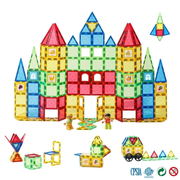 Magnetic Building Tiles – Colorful 3D Construction Set for Kids