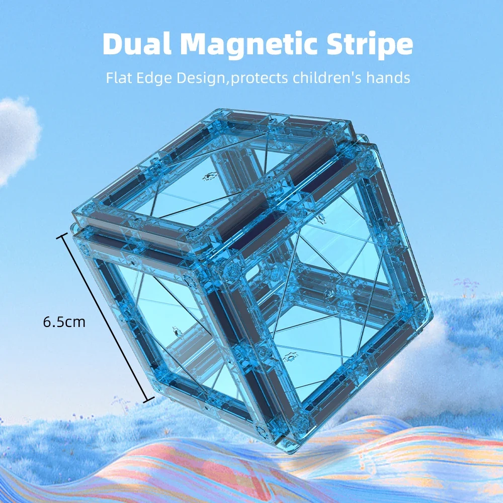 Magnetic Building Tiles – Colorful 3D Construction Set for Kids