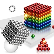 Magnetic Metal Balls Building Set – Colorful 3mm Magnetic Spheres for Geometric Patterns and Creative Designs