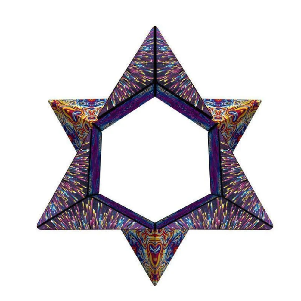 Magnetic Shape Shifting Cube – Transforming 3D Geometric Puzzle with 36 Magnets