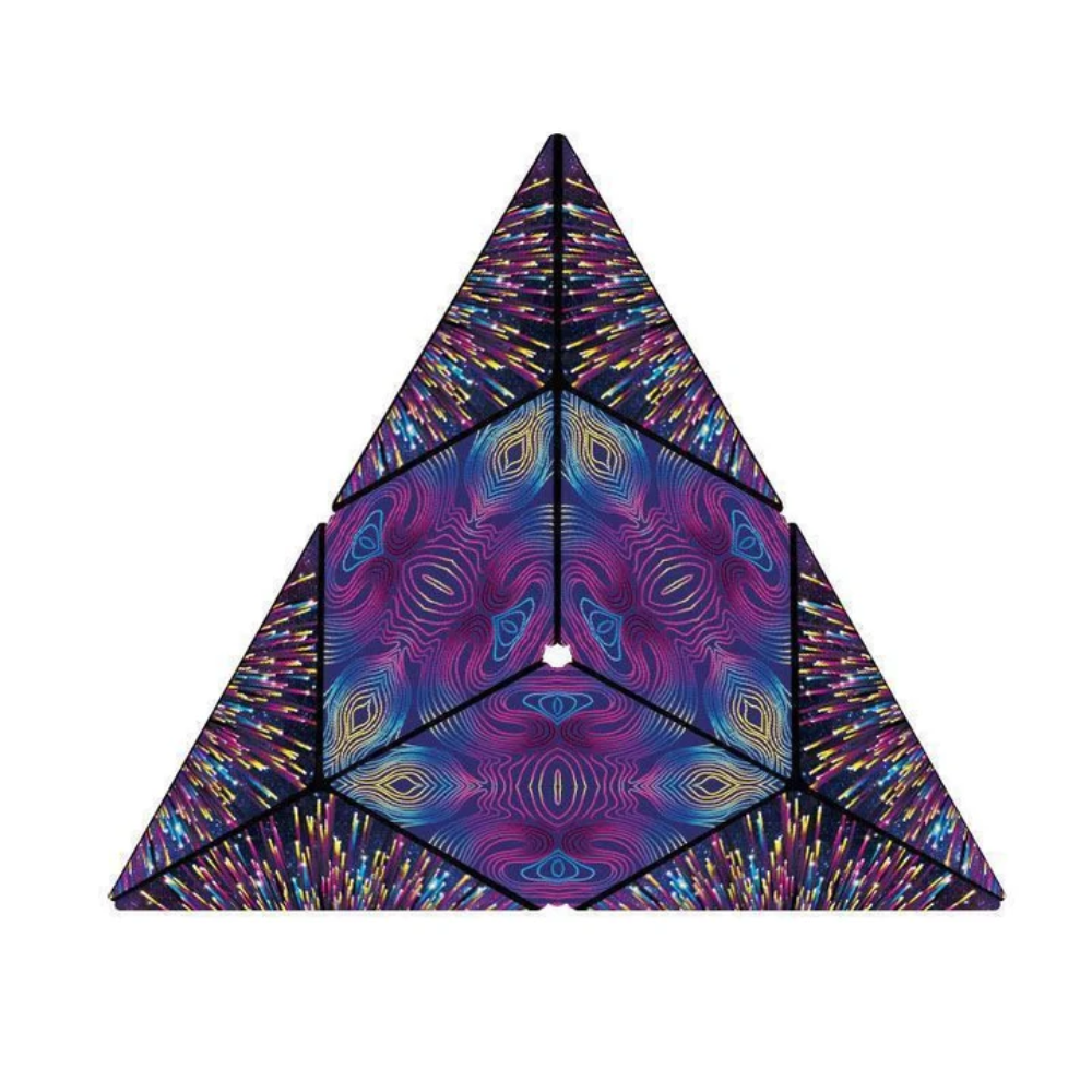 Magnetic Shape Shifting Cube – Transforming 3D Geometric Puzzle with 36 Magnets