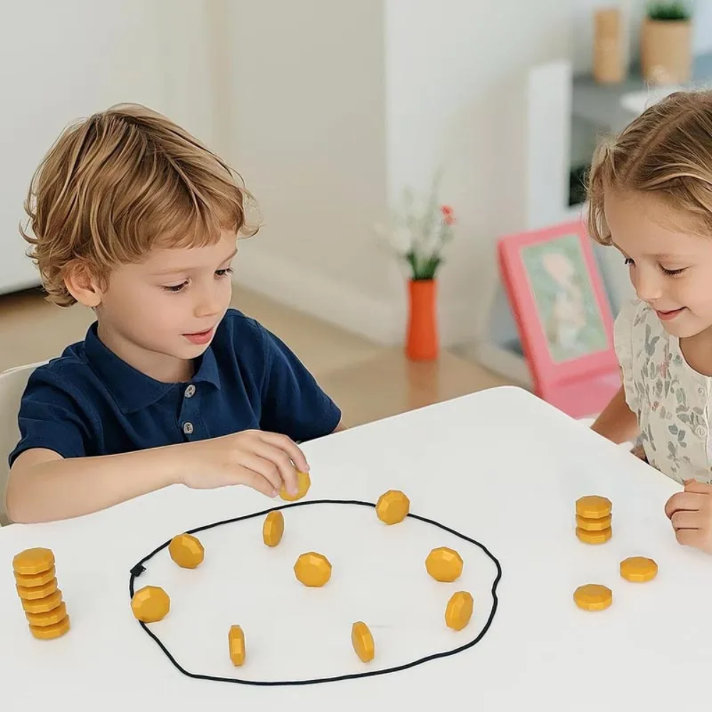 Magnetic Stone Board Game – Strategic Puzzle Game for Family & Friends
