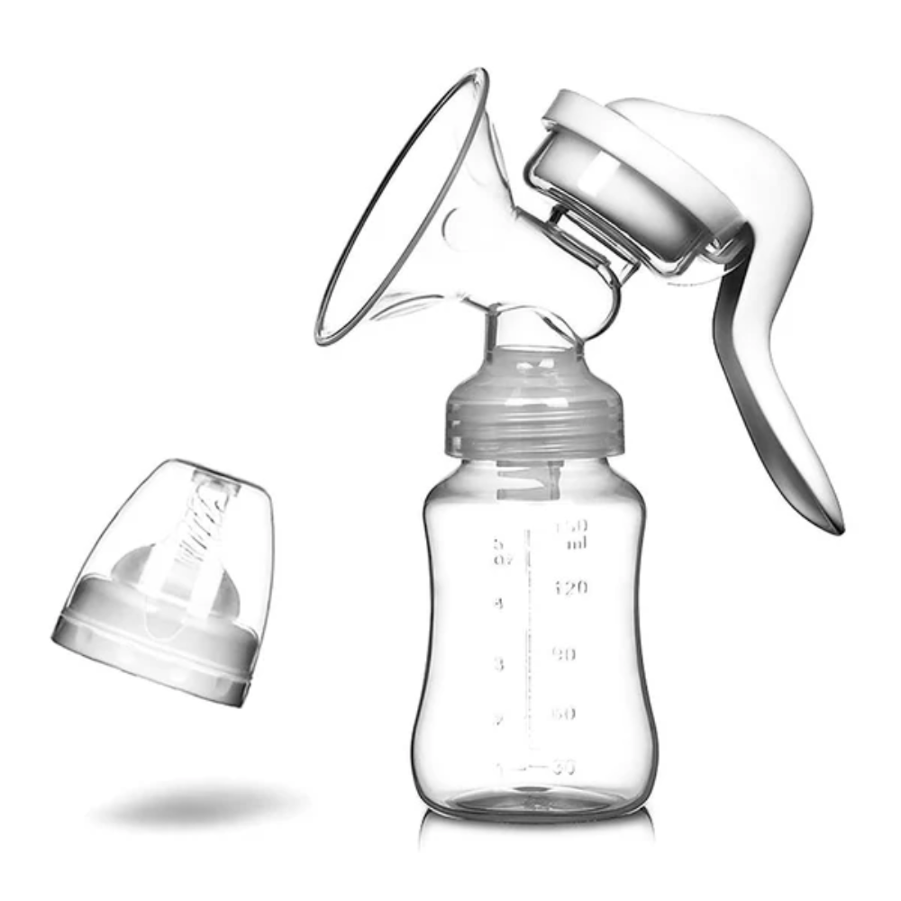 Manual Breast Pump Portable | Hand Operated Bottle Set