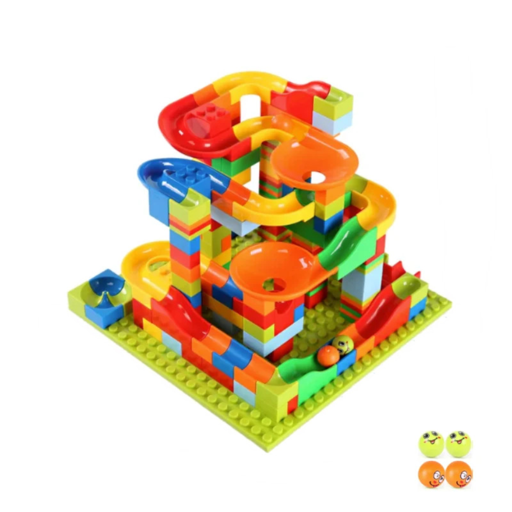 MarbleMaster Kids Marble Run Toy – Creative Building and Maze Construction Game
