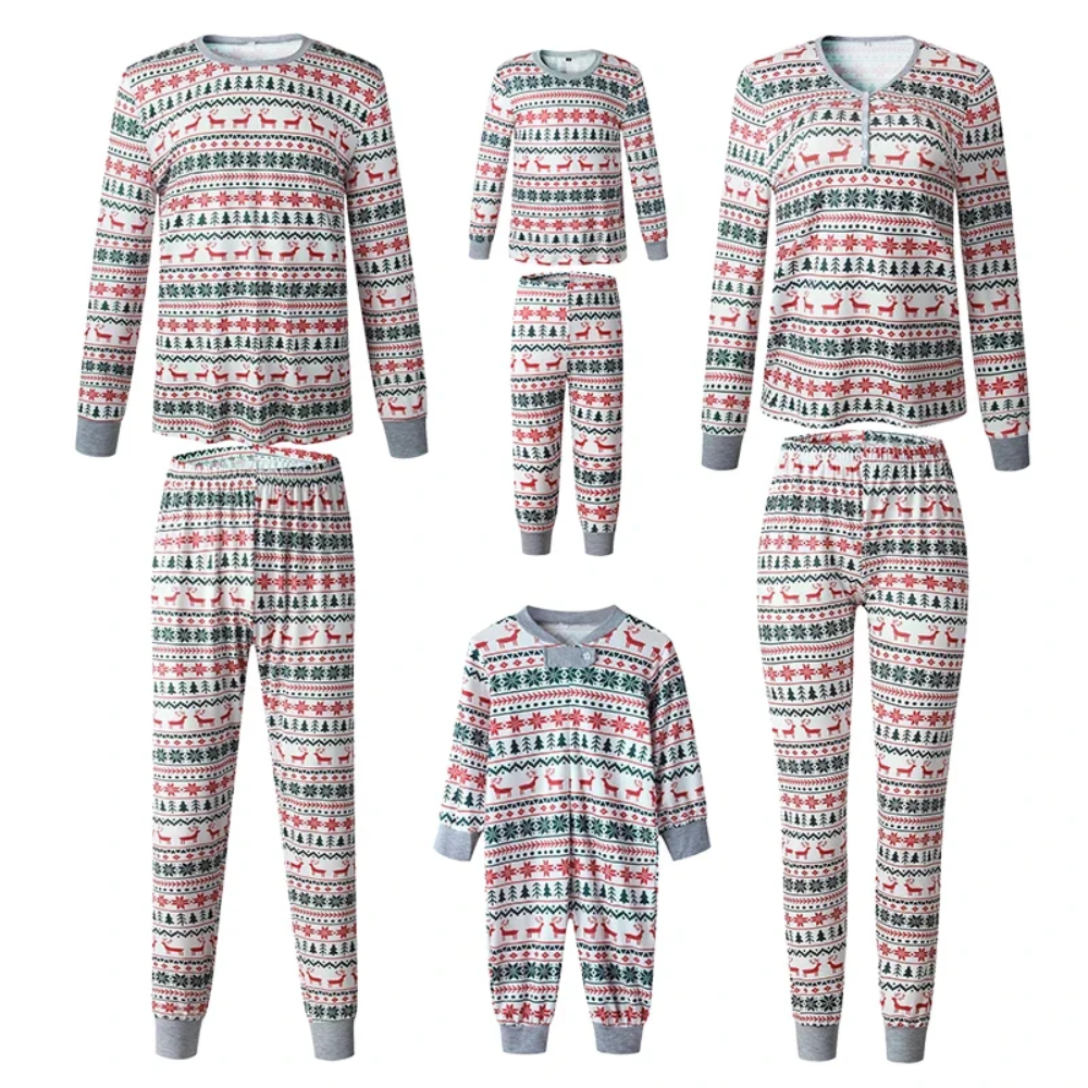 Matching Family Christmas Pyjamas – Festive Holiday Sleepwear Sets for Adults, Kids and Babies
