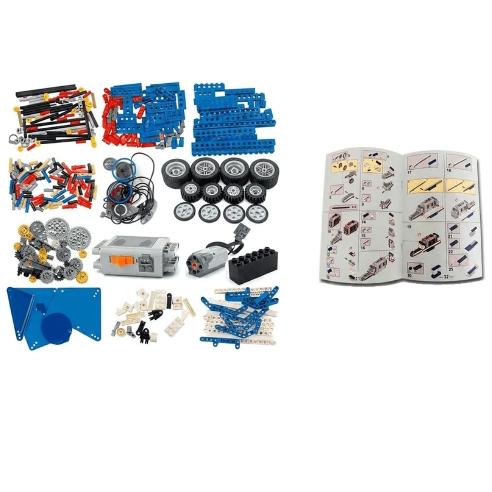 MechaMinds STEM Building Toy – Motorized Engineering and Mechanical Construction Kit for Kids