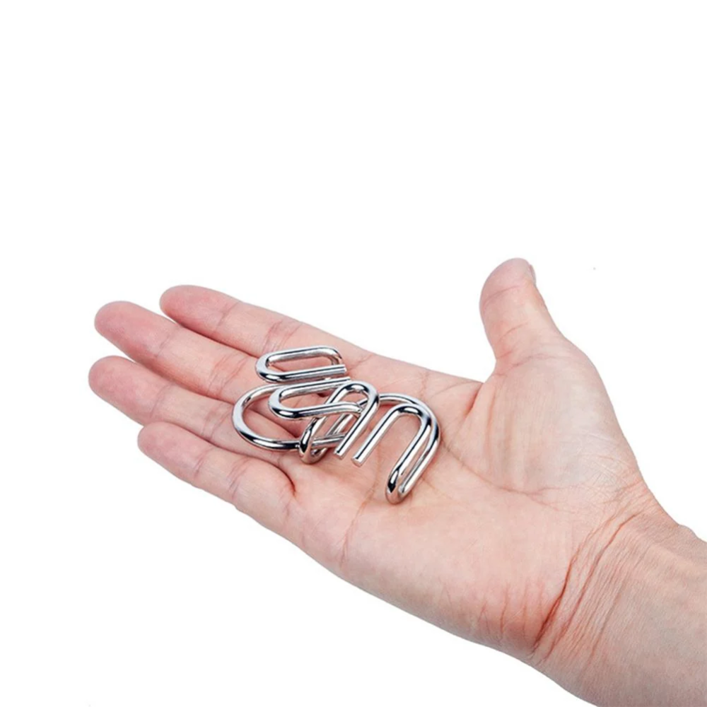 Metal Wire Puzzle Set – Brain Teaser Puzzles for Adults and Kids