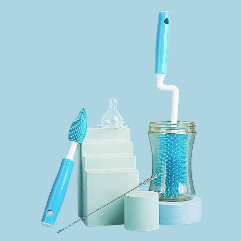 Silicone Baby Bottle Cleaning Brush – Long Handle Bottle Brush