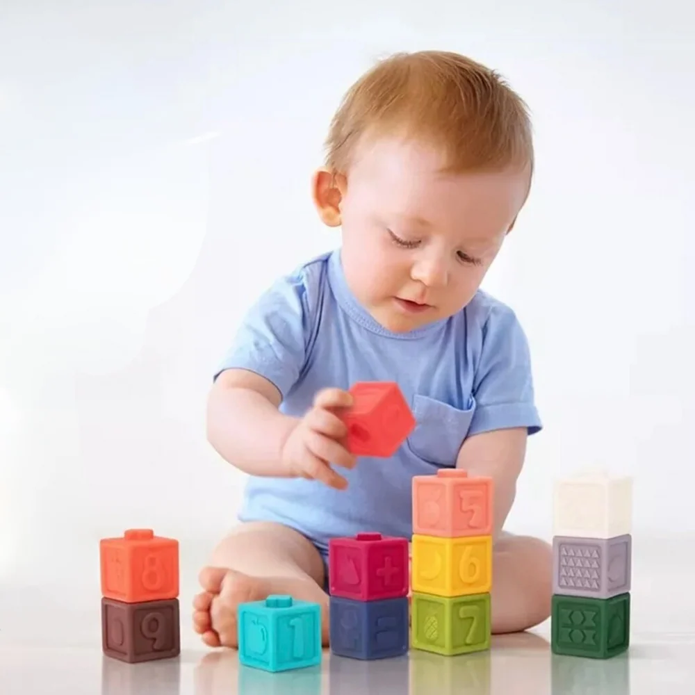 Montessori Baby Play Kit 7–12 Months – 7-Piece Sensory and Educational Toy Set with Parent Guide