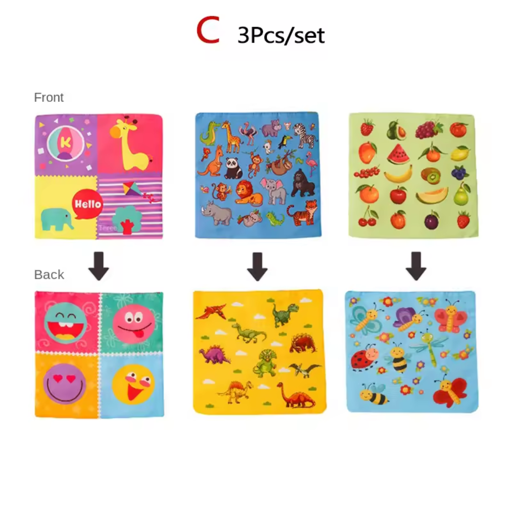 Montessori Baby Tissue Box Toy – Sensory Activity Toy for Infants & Toddlers