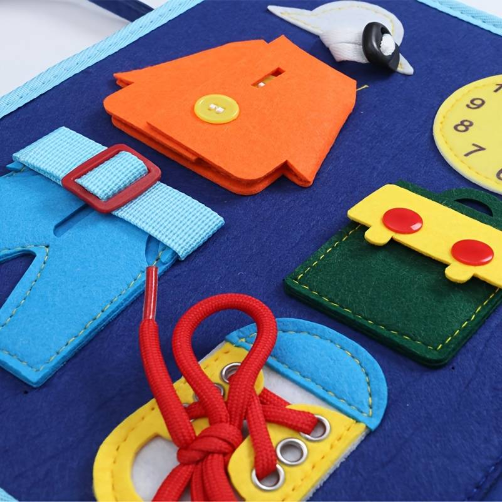 Montessori Busy Book – Interactive Learning Activity Book for Kids