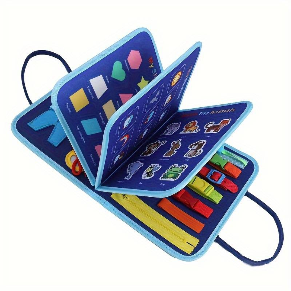 Montessori Busy Book – Interactive Learning Activity Book for Kids