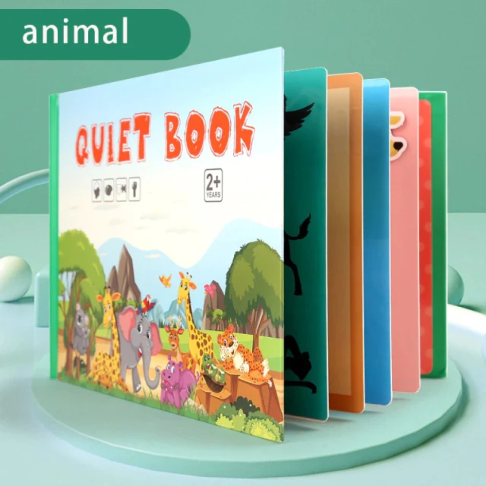 Montessori Quiet Book for Kids – Interactive Learning & Matching Activity Book