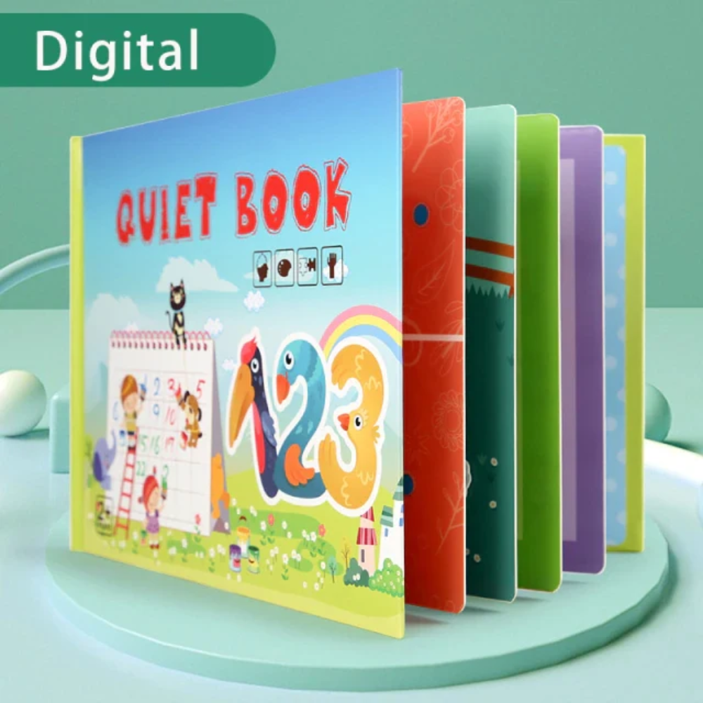 Montessori Quiet Book for Kids – Interactive Learning & Matching Activity Book