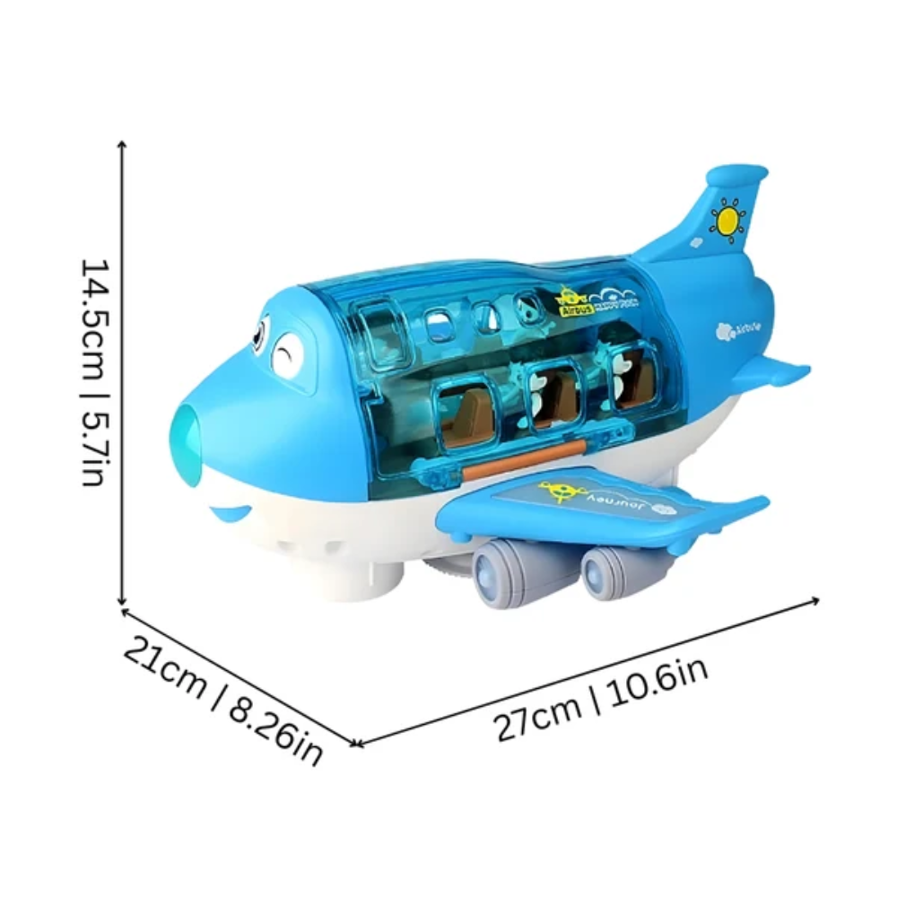 Musical Airplane Toy – Electric Plane with Lights and Sounds