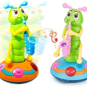 Musical Dancing Caterpillar Toy – Interactive Moving Toy with Music and Lights