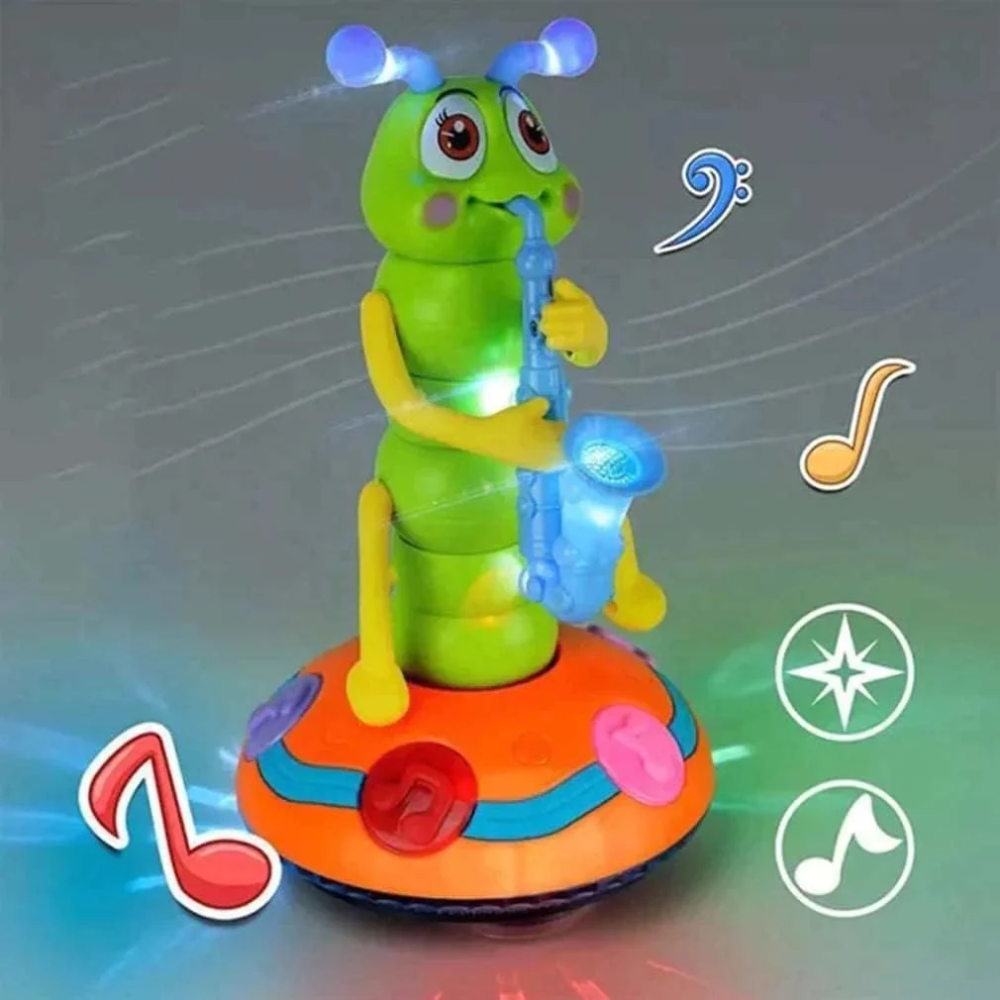 Musical Dancing Caterpillar Toy – Interactive Moving Toy with Music and Lights