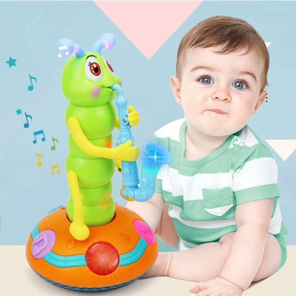 Musical Dancing Caterpillar Toy – Interactive Moving Toy with Music and Lights