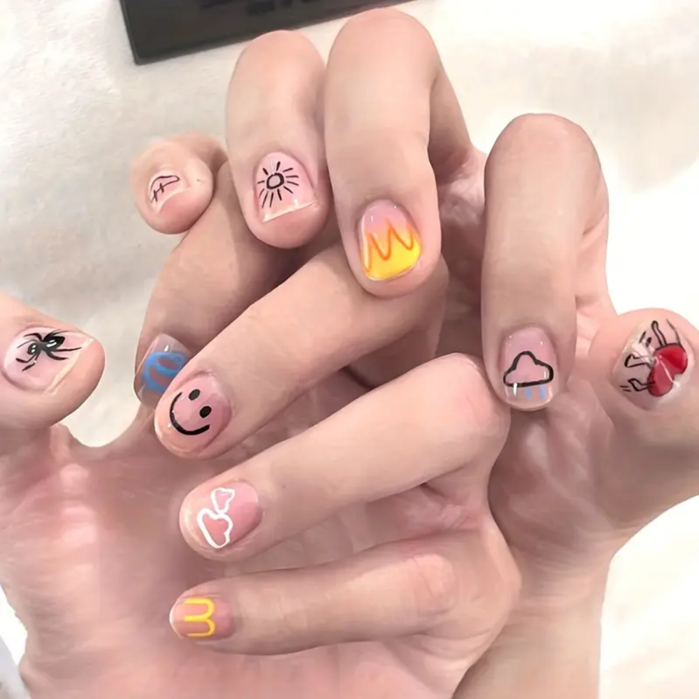 Nail Art Marker Set – 12 Color Nail Design Pens