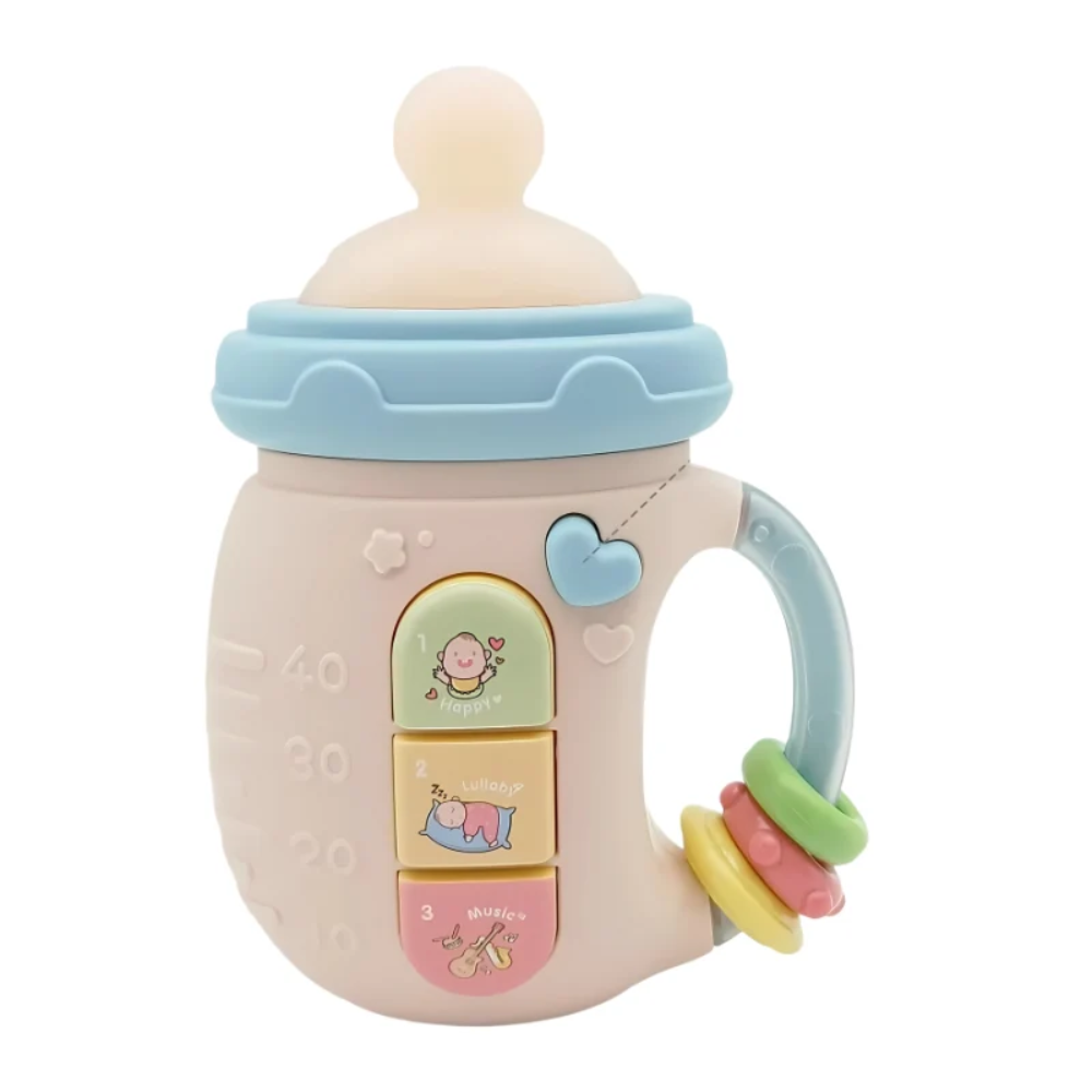 NibbleBuddy Baby Teether Toy – Interactive Musical Teething Toy with Lights