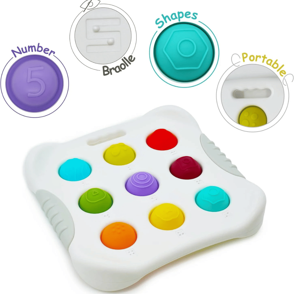 Numbered Pop It Fidget Toy – Sensory Bubble Popping & Counting Toy for Kids