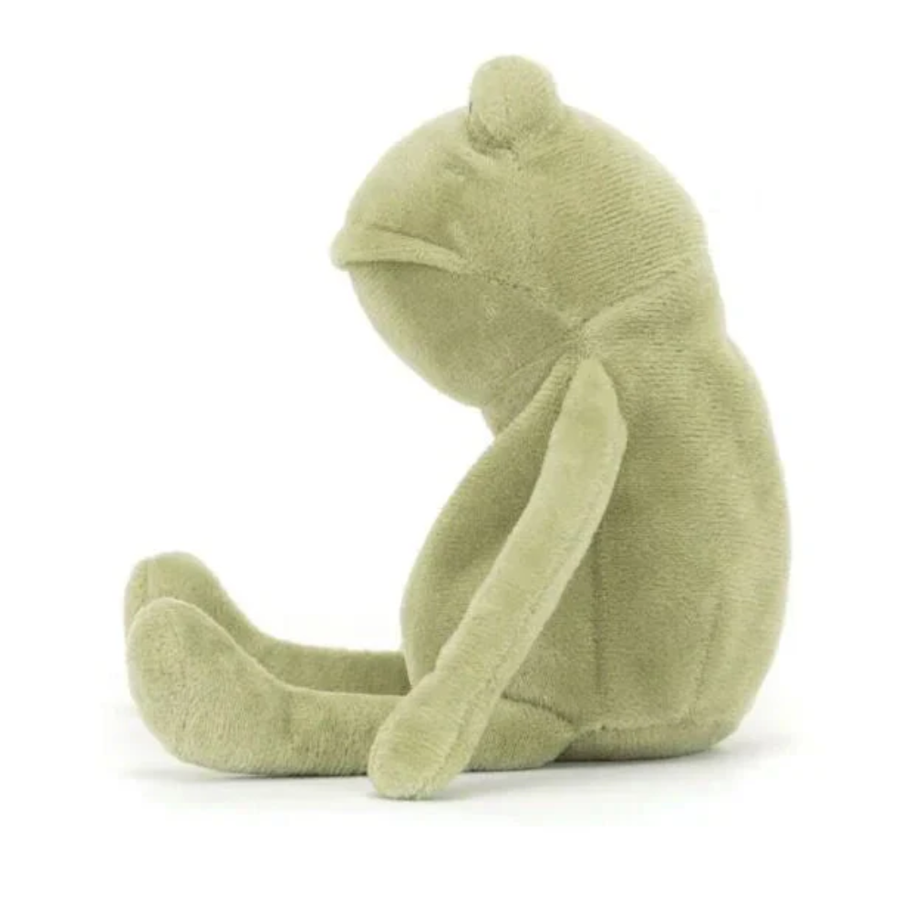 Olive Green Frog Plush Toy