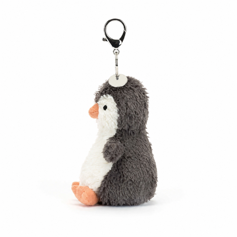 Gray Penguin Bag Charm