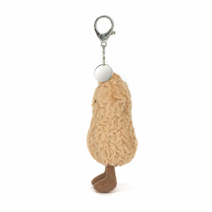 Beige Peanut Bag Charm