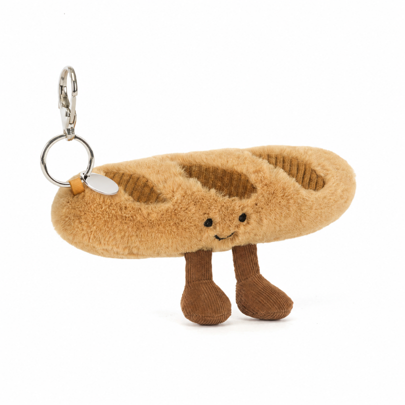 Brown Baguette Bag Charm