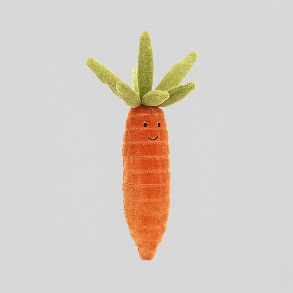 Orange Carrot Plush Toy