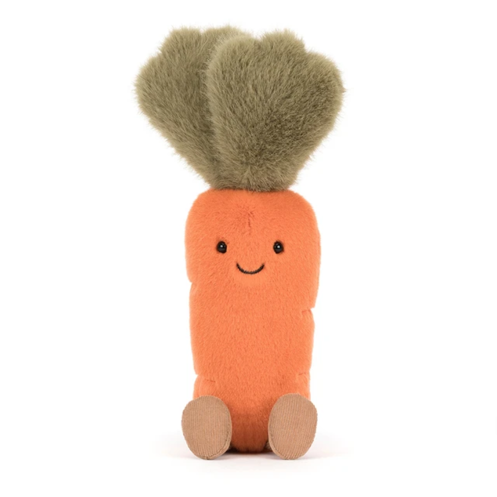 Orange Carrot Veggie Plush Toy