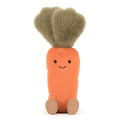 Orange Carrot Veggie Plush Toy