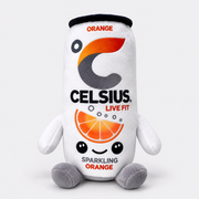 Celsius Sparkling Orange Plush Toy – Cute Drink Can Soft Toy
