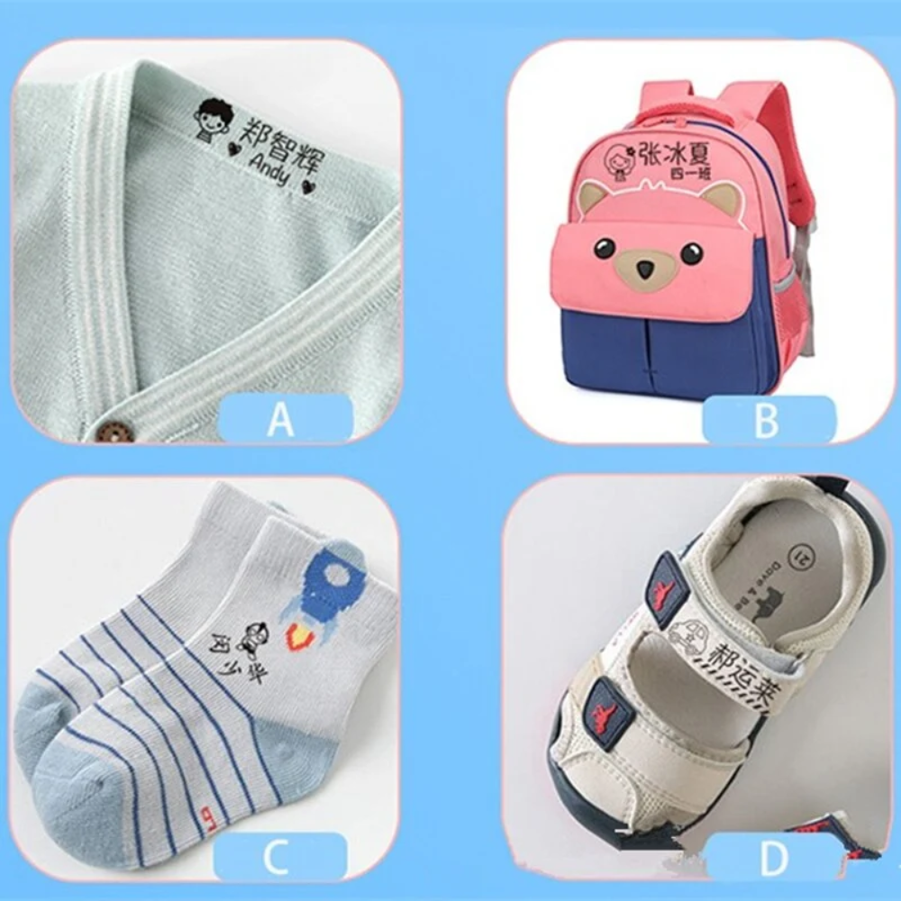 Personalized Name Stamp – Custom Clothing Stamp for Kids & Baby Clothes
