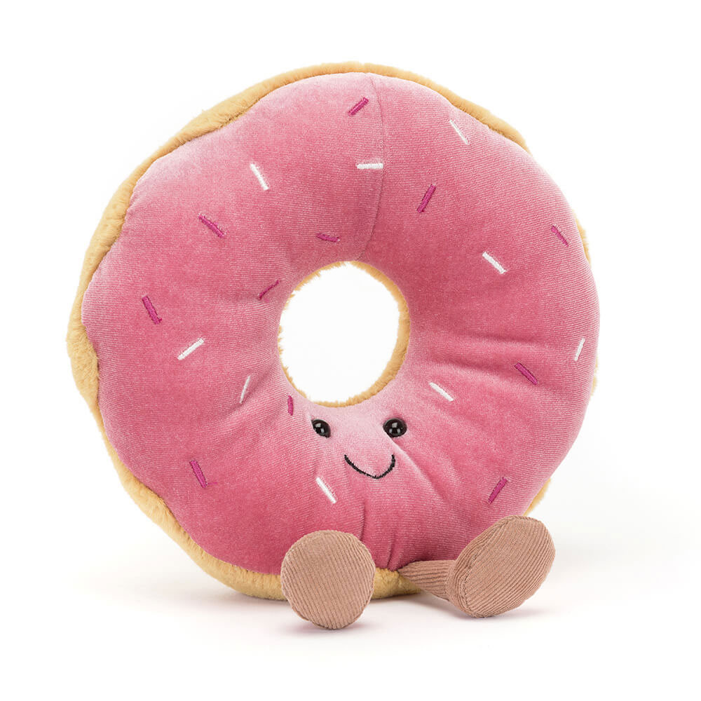 Pink Doughnut Plush Toy