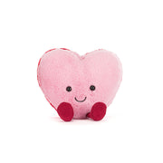 Pink Heart Macaron Plush Toy