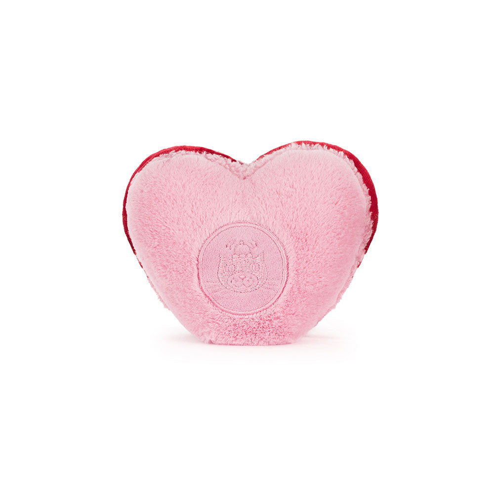 Pink Heart Macaron Plush Toy