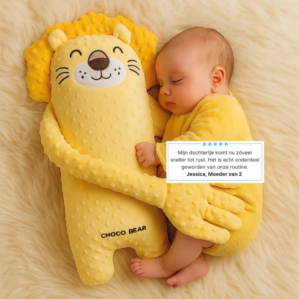 Plush Teddy Bear with Gentle Patting Motion – Battery-Operated Cuddly Toy