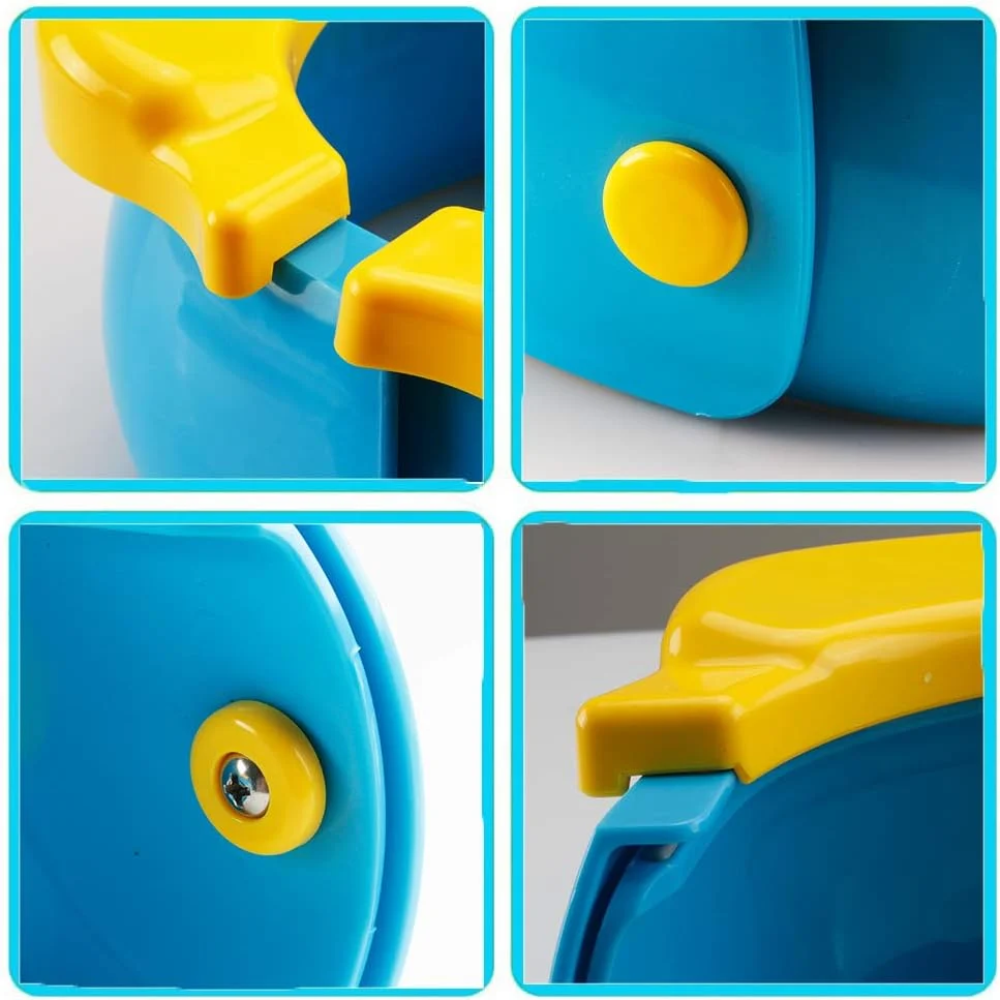Portable Travel Potty for Kids – Foldable Toilet Training Seat with Disposable Bags