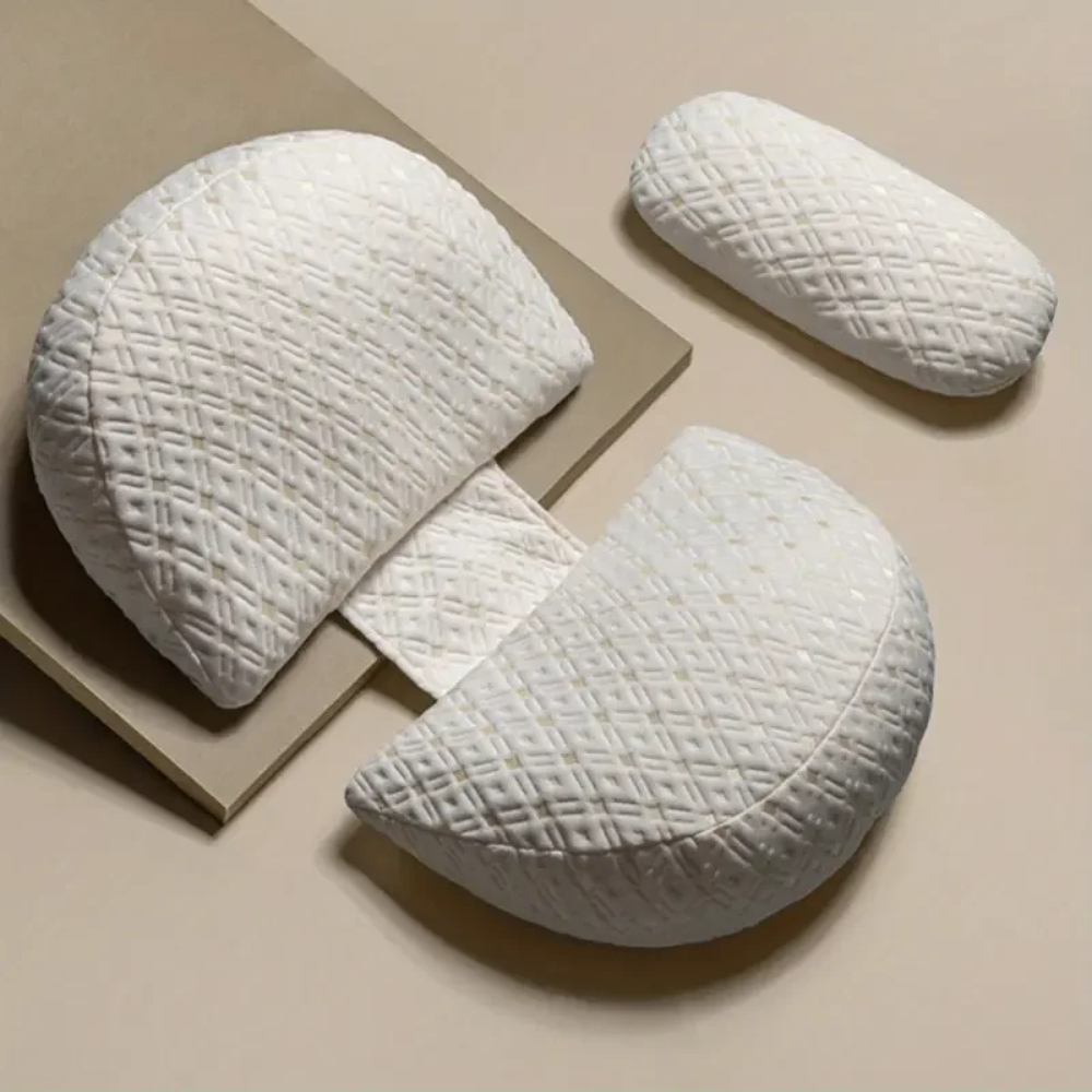Pregnancy Pillow – Adjustable Belly and Back Support Cushion
