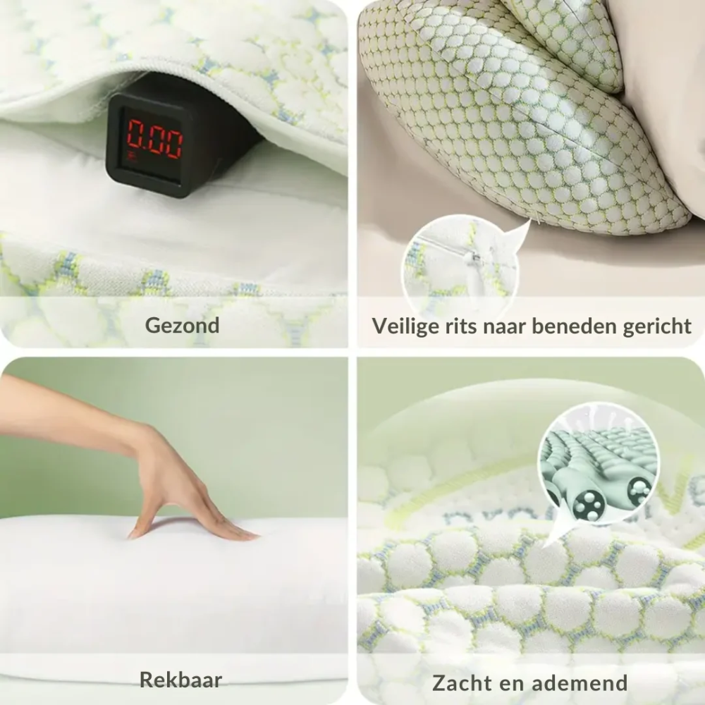 Pregnancy Pillow – Adjustable Belly and Back Support Cushion