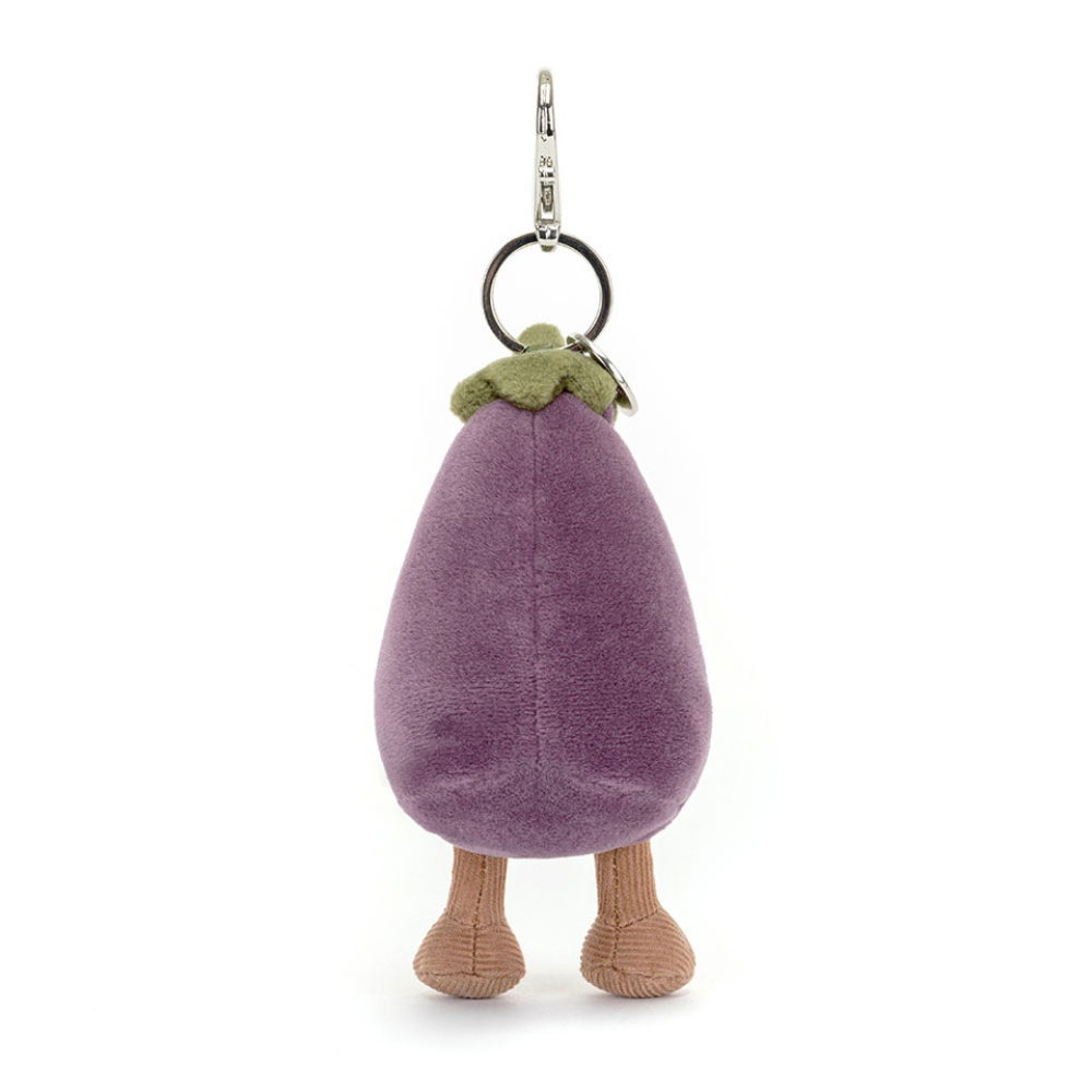 Purple Aubergine Bag Charm