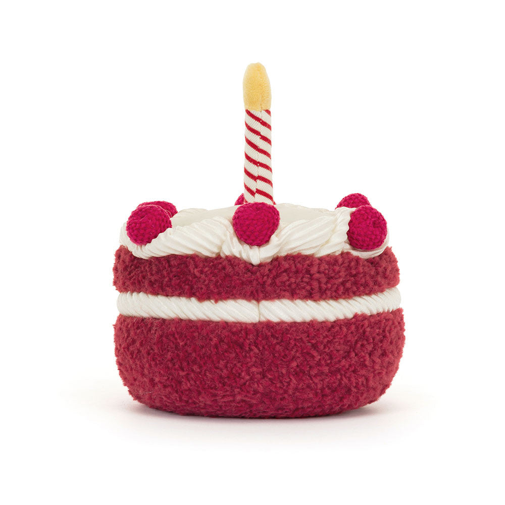 Red Cherry Cake Plush Toy