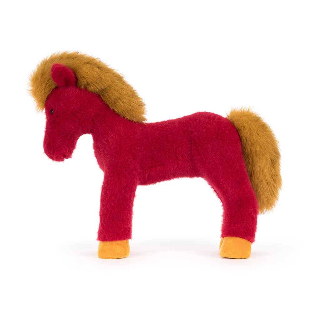 Red Horse Plush Toy