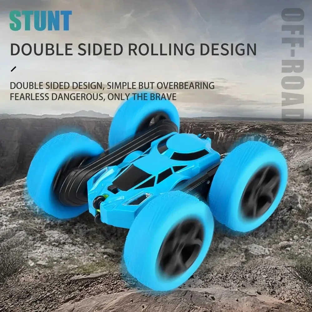 Remote Control Stunt Car for Kids – 360° Flipping RC Car with Rechargeable Battery