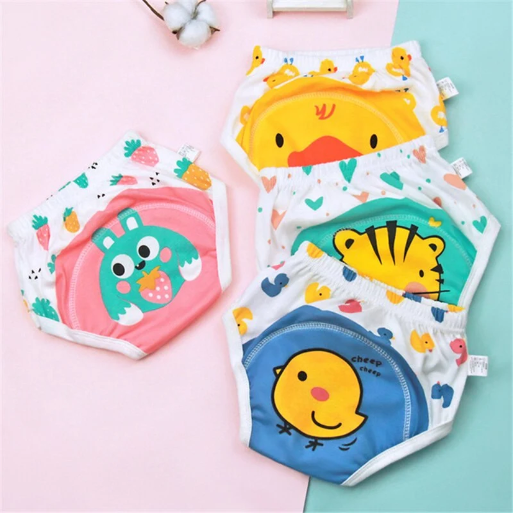 Reusable Potty Training Pants – Cotton Toddler Underwear