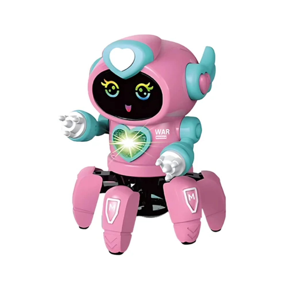 RoboGroove Dancing Robot Toy – Interactive Musical Robot with LED Lights for Kids