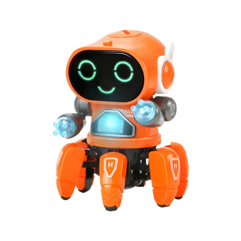 RoboGroove Dancing Robot Toy – Interactive Musical Robot with LED Lights for Kids