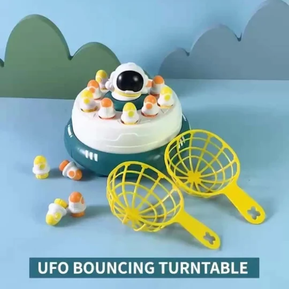 Rocket Launcher Catching Game – Interactive Astronaut Bouncing Toy for Kids