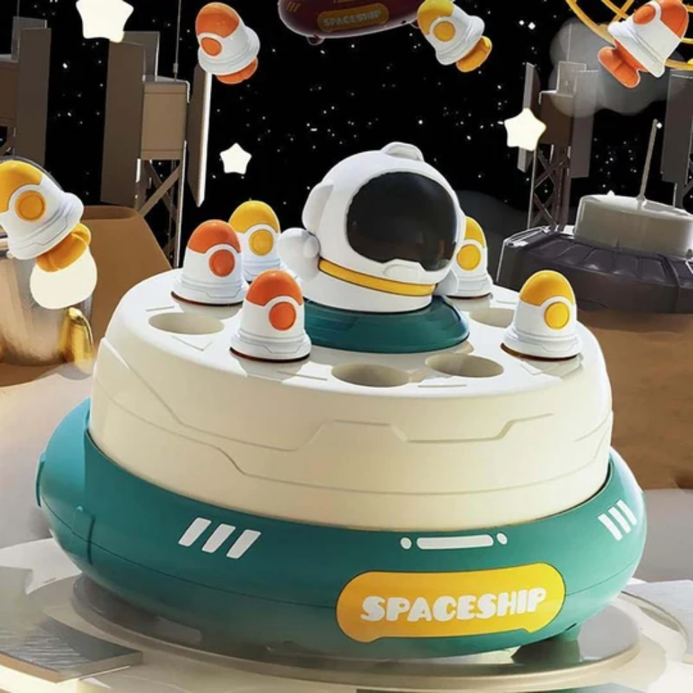 Rocket Launcher Catching Game – Interactive Astronaut Bouncing Toy for Kids